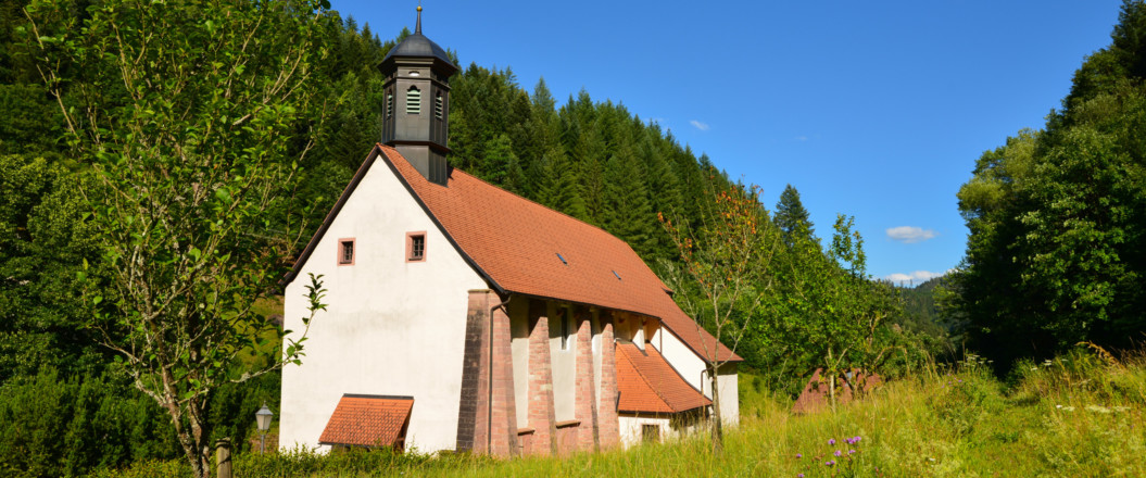 Bild von Kirche in Wittichen mit Blick vom Haus Waidele